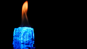 ice and fire hot and cold blue and red